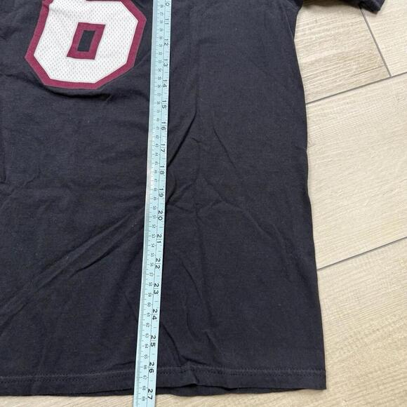 Adidas Miami Heat LeBron James#6 NBA Graphic Tee Black Size M Go-To Tee Athletic - Picture 3 of 6